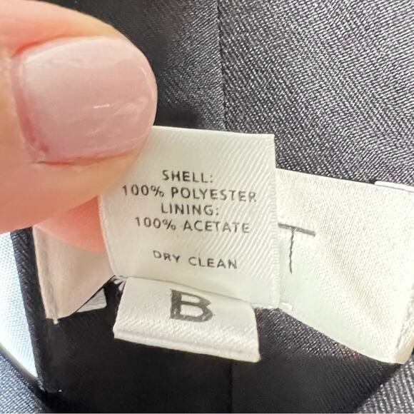 Loft white and black pleated fit and flare floral dress size 6 B56 - Picture 2 of 4